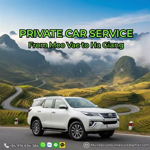 Meo Vac to Ha Giang Private Car